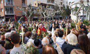 El Diumenge de Rams enceta la programació d'actes religiosos de Setmana Santa