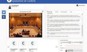 S'implanta el sistema de ‘videoacta’ de les sessions del Ple Municipal 