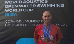 Joan Carles Adell, campió d'Espanya i del món d'aigües obertes