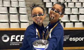 Les patinadores cambrilenques Thais Gómez i Marina Pouget brillen a l’Europeu amb l’Artistic Skating Cunit