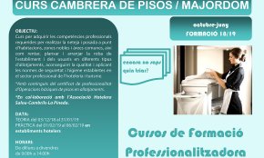 L'Ajuntament de Cambrils organitza un curs de cambrera de pisos / majordom 