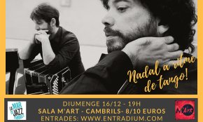 El tango i el jazz del duet argentí Cuacci & Mercadante protagonitzaran el Concert de Nadal de Cambrils la Mar de Jazz