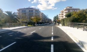 S'obre el nou pont del barranc del Regueral