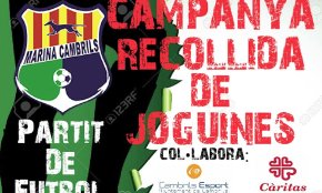 El Marina Cambrils organitza, avui, una recollida solidària de joguets i un partit amistós contra el Montbrió