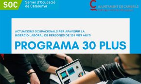 L'Ajuntament inicia un programa per la inserció laboral de persones aturades majors de 30 anys