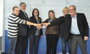 L'equip de govern fa pas més en matèria d'habitatge i signa dos convenis amb l'Agència de l'Habitatge de Catalunya