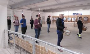 Els armats de la Congregació de la Puríssima Sang comencen els assajos a la Galeria de Tir amb Arc 