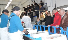 L'activitat «Galeres en viu» mostra la feina dels pescadors cambrilencs al moll