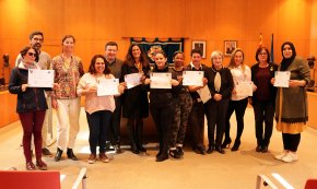 L'Ajuntament i l'Associació Hotelera lliuren els diplomes del curs de cambrer i cambrera de pisos 
