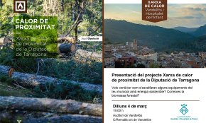 Vandellòs i l'Hospitalet de l'Infant acollirà, avui, la presentació de la «Xarxa de Calor de Proximitat de la Diputació»