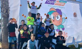 Els regatistes de l'equip Optimist del CN Cambrils participen a la regata internacional OptiOrange de València