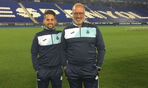 El cambrilenc David Llobet, responsable de la coordinació de l'Escola de Futbol Base de l'Espanyol