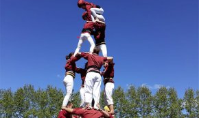 Diada castellera amb els Xiquets de Cambrils, la Colla Joves Xiquets de Valls i els Nois de la Torre
