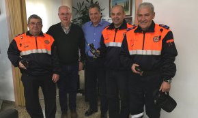 Els voluntaris de Protecció Civil de Vandellòs i l’Hospitalet de l’Infant, connectats a la xarxa Rescat de la Generalitat