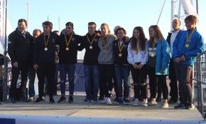 Ricard Castellví i Bea Muro del CN Cambrils, campions de Catalunya de Làser 4.7 a Cambrils