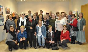 Els alumnes dels tallers de pintura del Casal de la Gent Gran presenten l'exposició «Art gran»