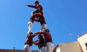 Els Xiquets de Cambrils actuen a la diada d'Altafulla i completen la tercera actuació de la temporada