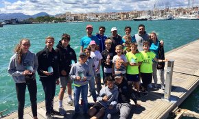 Aprenentatge, valors i competicióesportiva es donen la màal Trofeu d'Optimist Fira Marítima Costa Daurada