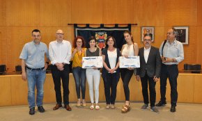 Helena de Donato de l'institut Cambrils i Clàudia Martínez de l'EHiT reben els Premis d'Excel·lència 