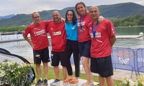 Medalla de plata per a Vicky Fortuny i de bronze per a Joan Carles Adell al campionat d'Espanya d'aigües obertes