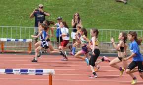 Una medalla d'argent, una de bronze i quatre atletes finalistes al campionat de Catalunya d'iniciació