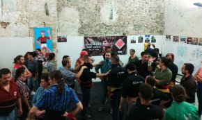 Els Xiquets de Cambrils fan els primers assajos al seu nou local