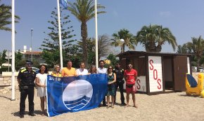 La Bandera Blava ja oneja a les platges de l'Arenal, de la Punta del Riu i del Torn de Vandellòs i l'Hospitalet de l'Infant