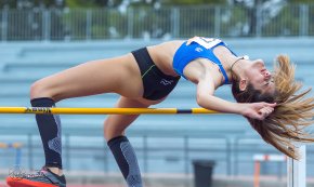 Les atletes Nuria Caballero i Sandra Rebollo competeixen al campionat de Catalunya absolut