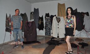 Pere Estadella i Jordina Ros presenten la instal·lació 'Revolució. Moviment biforme': «Tots els temes que toquem van molt lligats a la condició humana»