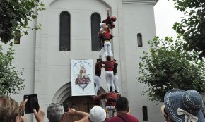 Els Xiquets de Cambrils i els Xiquets de Vila-seca protagonitzen la diada castellera de la Festa de la Mare de Déu del Carme