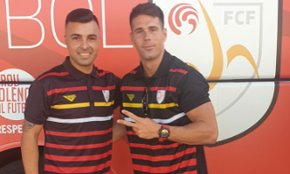 Samuel García i Fernando Nicolás Díaz, jugadors del Marina Cambrils, disputen el Campionat d'Espanya de futbol platja amb la Selecció Catalana