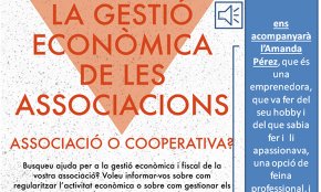 L'Ajuntament oferirà, aquest dijous, una sessió formativa sobre la gestió econòmica de les entitats
