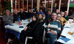 La Penya Blanc i Blava celebra la seva cinquena trobada "gastroesportiva"