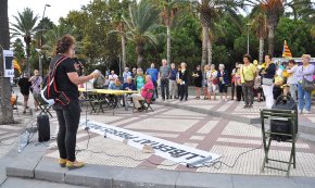Acte de «record i reivindicació» de Carme Forcadell, un any i mig en presó preventiva