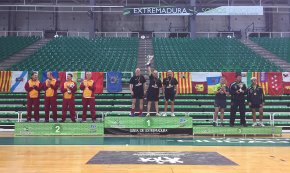 El palista Josep Pajuelo, campió d'Espanya de seleccions autonòmiques de veterans +50, formant part de la selecció catalana