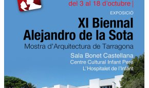 Conferència i inauguració de l'exposició de la XI Biennal Alejandro de la Sota, demà, a l'Hospitalet de l'Infant