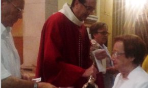 La parròquia de Santa Maria venera les relíquies de Sant Plàcid el dia de la seva festivitat