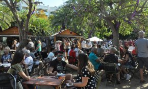 El parc del Pescador acull una multitudinària 10a edició de la Mostra de vi i gastronomia