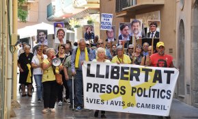 Avis i Àvies, la primera concentració després de la sentència