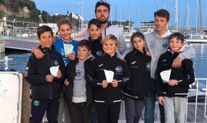 Quatre trofeus pels regatistes d'Optimist del CN Cambrils al Gran Premi Principat d'Andorra