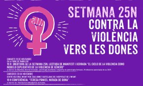 Vandellòs i l'Hospitalet de l'Infant programa diversos actes amb motiu del Dia contra la violència envers les dones