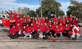 El Club Rem Cambrils competeix a la primera regata de la Lliga Catalana de llarga distància a Badalona