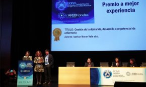 L'equip d'infermeria de l'Hospital Lleuger és premiat al Congrés de la Societat Espanyola de Qualitat Assistencial