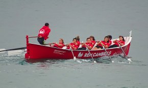 L'equip veterà femení del Club de Rem Cambrils guanya la segona regata de la Lliga Catalana de llarga distància