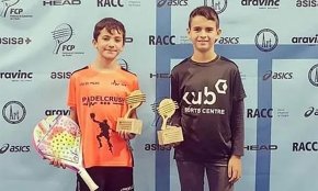 El cambrilenc Hugo Estébanez, campió de Catalunya de pàdel benjamí