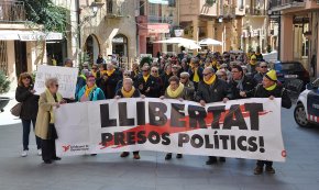 Els Avis i Àvies fan la segona concentració per demanar la llibertat dels presos polítics