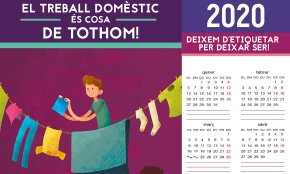 L'Ajuntament dedica el Calendari per la Igualtat 2020 a reconèixer el valor de les tasques domèstiques