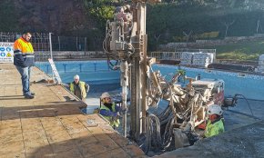 En marxa les obres d'arranjament de la piscina municipal de Masriudoms