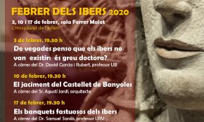 L'Hospitalet de l'Infant acollirà, aquest mes de febrer, un cicle de conferències sobre els ibers