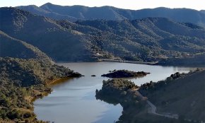 Les pluges del temporal Glòria omplen a vesar els pantans de Siurana i de Riudecanyes
